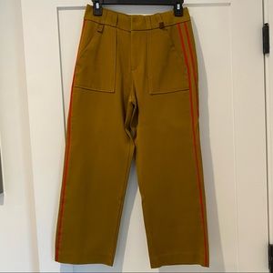 Crop pants. Very trendy